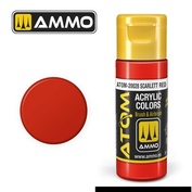 ATOM20028 Ammo Mig Акриловая краска ATOM COLOR Алый красный / Scarlet Red