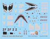 D48049 Eduard 1/48 decal For Spitfire Mk. VIII over the Pacific Ocean