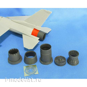 MDR4860 Metallic Details 1/48 Add-on kit for F100-PW. Jet nozzles for the engine
