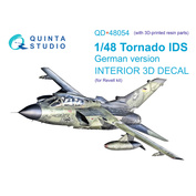 QD+48054 Quinta Studio 1/48 3D Декаль интерьера кабины Tornado IDS German (Revell) (с 3D-печатными деталями)