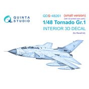QDS+48261 Quinta Studio 1/48 3D Decal of Tornado GR.1 cabin interior (Revell) (small version) (with 3D-printed parts)