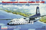144115 Восточный экспресс 1/144 Пассажирский самолет Fokker F-27-200 BMA / Eagle