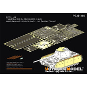 PE351169 Voyager Model 1/35 Photo Etching for German Pz.Kpfw.IV Ausf.J (with Panther F tower)