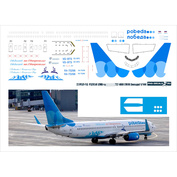 737800-50 PasDecals 1/144 Decal on B 737-800 Victory KMV