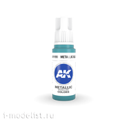 AK11199 AK Interactive acrylic Paint 3rd Generation Metallic Blue 17ml