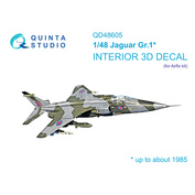 QD48605 Quinta Studio 1/48 3D Декаль интерьера кабины Jaguar Gr.1 (Airfix)