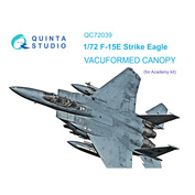 QC72039 Quinta Studio 1/72 Glazing Kit for Model F-15E (Academy)