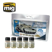 AMIG7454 Ammo Mig Набор сухих пигментов Израильские конфликты / Israeli Conflicts Pigment Collection
