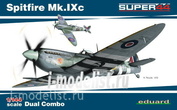 4429 Edward 1/144 Aircraft Spitfire Mk. IXc DUAL COMBO (two models in box)