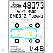 48073 SX-Art 1/48 Окрасочная маска EMB312 Tucano (Hobbyboss)