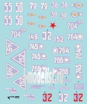 72022 ColibriDecals 1/72 Decal for M4A2 Sherman in Red Army Part I   
