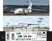 I76-004 1/144 Scales Ascensio Decal plane Ilyshin Il-76TD (UNITED NATIONS(of Abakanova))