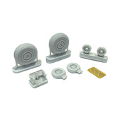 RS48015 E.V.M. 1/48 Wheels for the Sukhoi-30SM model (the set includes a board with photo etching)