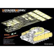 PE351041A Voyager Model 1/35 Базовое фототравление для Pz.Kpfw.IV Ausf.F1 позднего (для Border BT-003)	