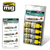 AMIG7218 Ammo Mig Набор акриловых красок пустынные цвета Люфтваффе / Luftwaffe Desert Colors Set