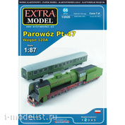 EM066 Extra Model Paper model Train Pt-47
