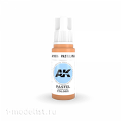 AK11076 AK Interactive acrylic Paint 3rd Generation Pastel Peach 17ml