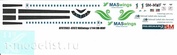 ATR72002 PasDecals 1/144 Декаль на ATR 72 MASwings 9w MWF