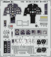 32951 Eduard photo etched parts for 1/32 Bf 110C-7 interior