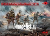 35703 ICM 1/35 British infantry in gas masks (1917)