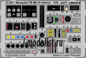 23027 Eduard photo etched parts for 1/24 Mosquito FB Mk. VI interior