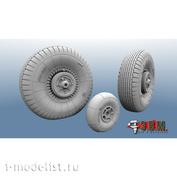 RS48002 E. V. M. 1/48 Chassis wheels for IL-2, Late (Tamiya)