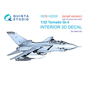 QDS+32228 Quinta Studio 1/32 3D Декаль интерьера кабины Tornado Gr.4 (Italeri) (Малая версия) (с 3D-печатными деталями)