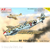 AZ7663 AZModel 1/72 Истребитель Bf 109E-7 Trop „Over Africa“