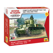 6247 Звезда 1/100 Советский средний танк Т-28 обр. 1936/обр. 1940