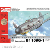AZ7465 AZ Model 1/72 Messerschmitt Bf 109G-1 Fighter