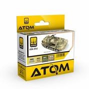 ATOM20742 Ammo Mig Набор красок ATOM цвета советского камуфляжа времен Советско-Афганской войны 1979-89 годов / Soviet-Afghan War 1979-89 Soviet Camouflage Colors Set