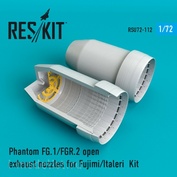 RSU72-0112 RESKIT 1/72 Open Nozzles for Phantom FG. 1/FGR.2 (Fujimi/Italeri)