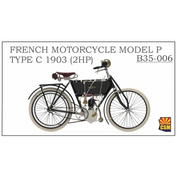B35-006 Copper State Models 1/35 Французский мотоцикл модели P – Type C 1903 года выпуска