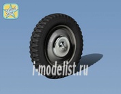 NS35042 North Star 1/35 Wheels set for Mercedes V170 models (WESA extra gelande military tires)