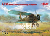72076 ICM 1/72 I-153, WWII China Guomindang AF Fighter