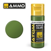 ATOM20095 Ammo Mig Акриловая краска ATOM COLOR IJN Mitsubishi Зеленый / IJN Mitsubishi Green