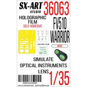 36063 SX-Art 1/35 Имитация смотровых приборов FV510 Warrior (Meng)