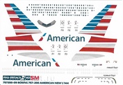 757200-09 PasDecals 1/144 Декаль на Boeng 757-200 American NEW