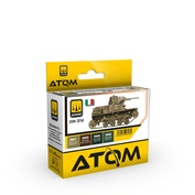 ATOM20748 Ammo Mig Набор красок ATOM цвета Королевской итальянской армии времен Второй мировой / WWII Regio Esercito Colors Set