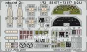SS677 Eduard photo etched parts for 1/72 B-24J