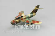 37135 Easy model 1/72 Assembled and painted model MiG-15 UTI, red №54