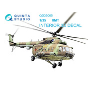 QD35065 Quinta Studio 1/35 3D Decal interior cabin Mi-8MT (Trumpeter)