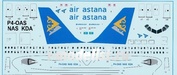 PD-14419 PasDecals 1/144 Декаль на A-321 Air Astana
