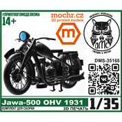 DMS-35165 ДМС 1/35 Мfromоцикл Jawa-500 OHV 1931