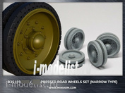 B35159 Miniarm 1/35 34/76 Pressed rollers with a narrow perforation grassini 
