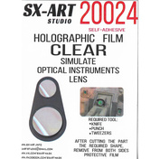 20024 SX-Art Holographic film for imitation of optical device lenses (transparent)
