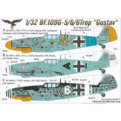 URS3215L Sunrise 1/35 Decal for Bf.109G-5/6/6 Trop