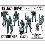 39053 SX-Art 1/35 Строители набор 3 (6 фигур)