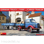 38023 MiniArt 1/35 Немецкий грузовик L1500S 1,5-т. с грузовым прицепом