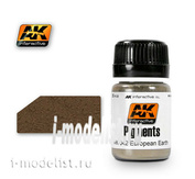 AK042 AK Interactive Dry pigment EUROPE EARTH (European land)
